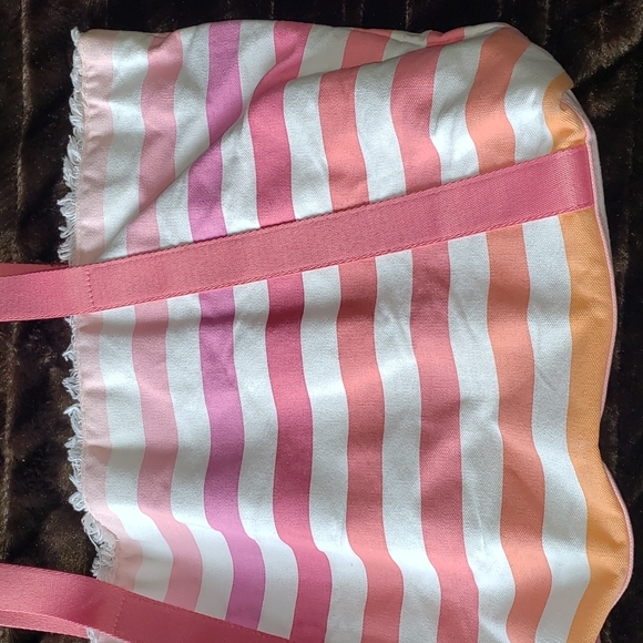 Victorias Secret Beach Weekender Tote with Pom Pom - Picture 9 of 16